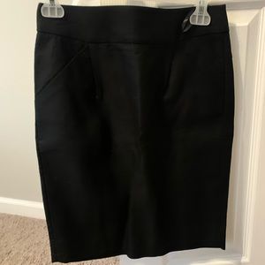 J Crew the pencil skirt black